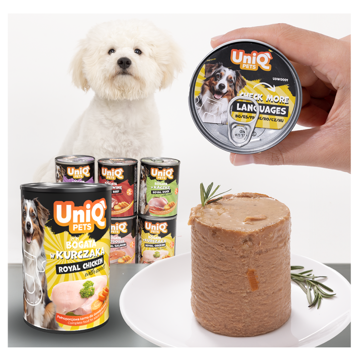 UNIQ PETS Mokra karma dla psa ROYAL CHICKEN kurczak