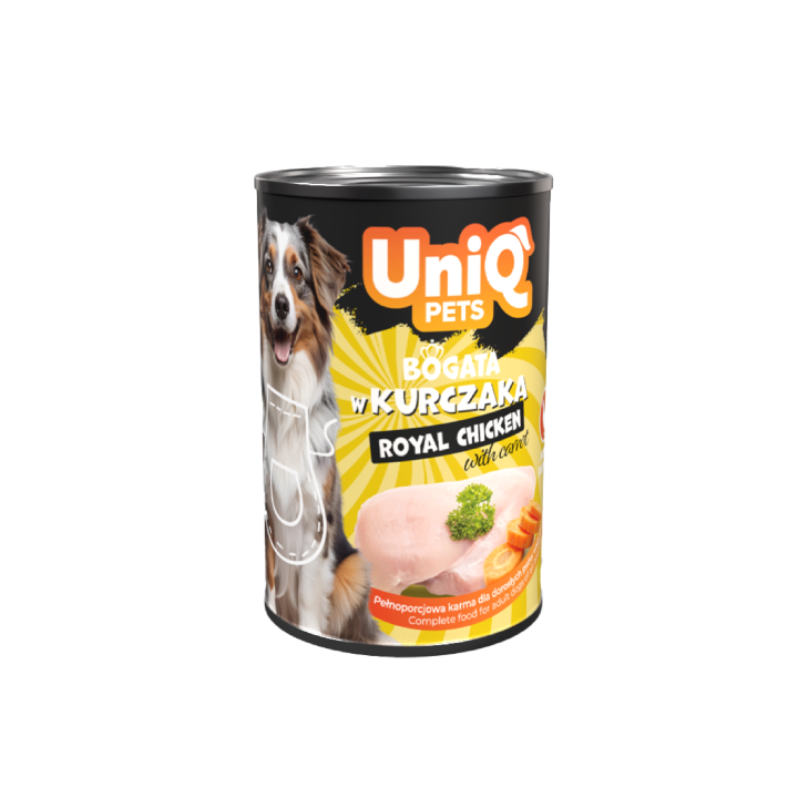 UNIQ PETS Mokra karma dla psa ROYAL CHICKEN kurczak