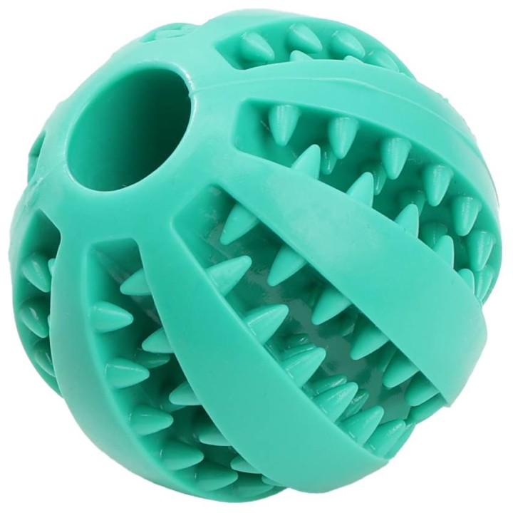 UNIQ PETS Zabawka dla psa piłka dental miętowa na przysmaki