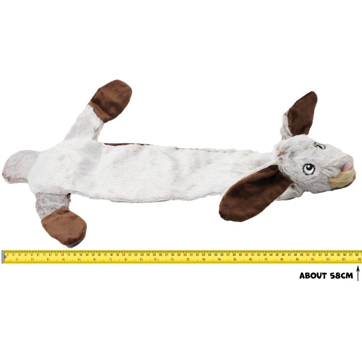 UNIQ PETS Pluszowa zabawka dla psa szeleszczący zwierzak długi 58×31 cm