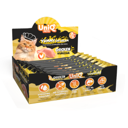 UNIQ PETS KREMOWA PRZEKĄSKA DLA KOTA PURRCREAM 15 g x 50 szt o smaku kurczaka