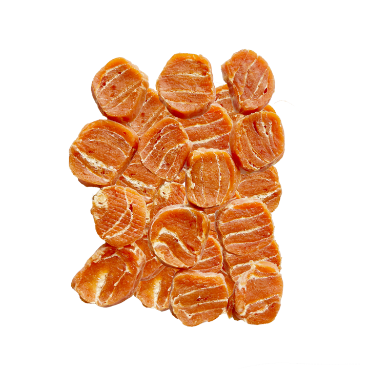 UNIQ PETS PRZYSMAKI DLA KOTA MIMI 50g mini chipsy z łososiem i dorszem