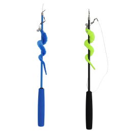 UNIQ PETS ZABAWKA DLA KOTA SWISHY zabawka dla kota teleskopowa wędka z gąsiennicą 100-179cm