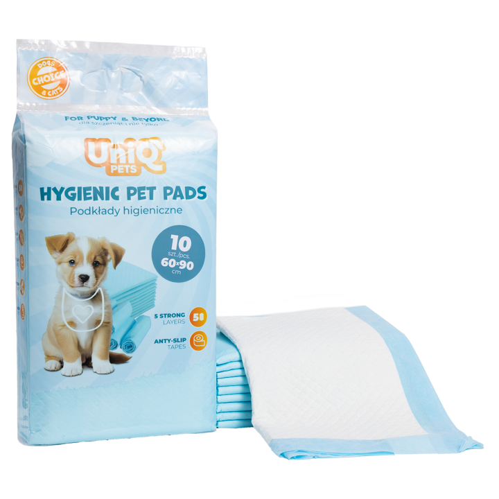 UNIQ PETS Podkłady higieniczne FRESHPAD niebieskie 10 szt.
