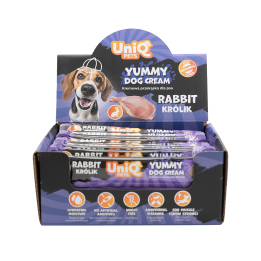 UNIQ PETS Przysmaki dla psa z królika krem w saszetkach 15g x 50szt WUFFCREAM