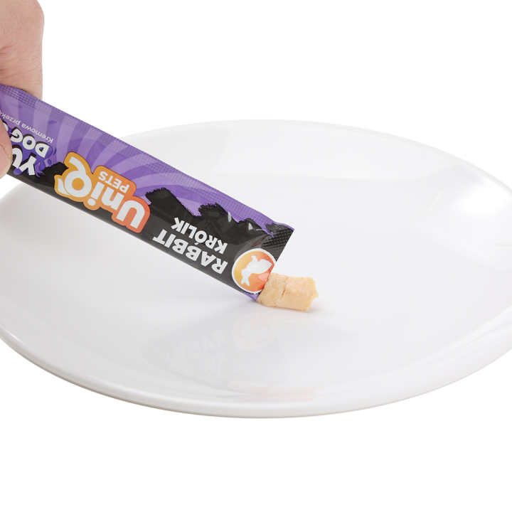 UNIQ PETS Przysmaki dla psa z królika krem w saszetkach 15g x 50szt WUFFCREAM