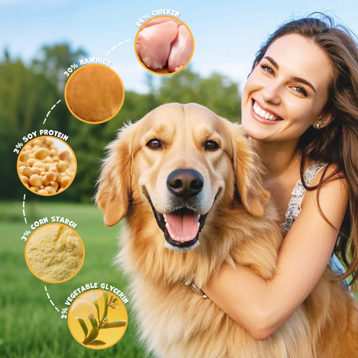 Flety z kurczaka dla psa 500g UNIQ PETS