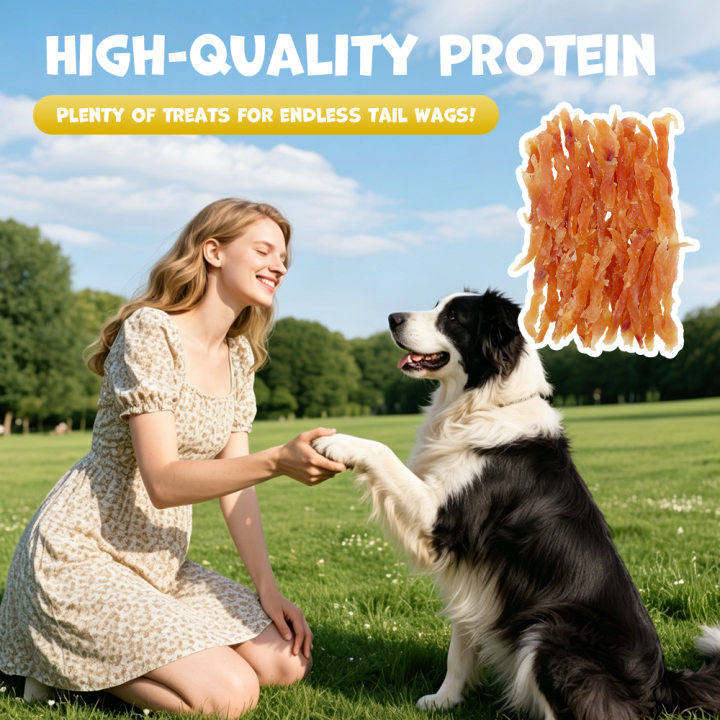 Przysmaki dla psa paski z kurczaka naturalne 500g UNIQ PETS