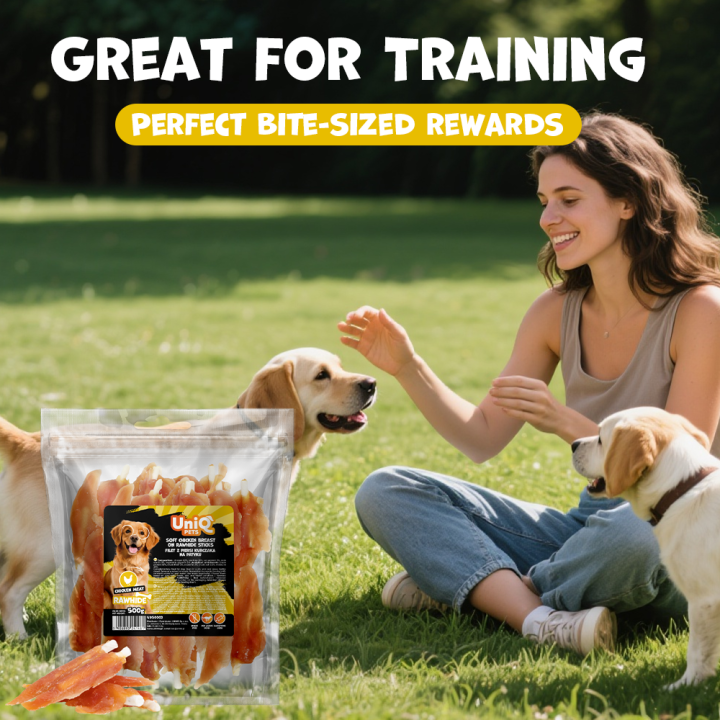 Flety z kurczaka dla psa 500g UNIQ PETS