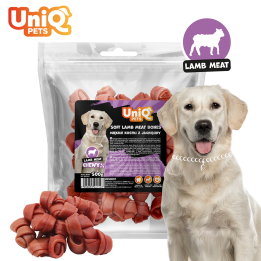 Smaczki dla psa kostki z jagnięciny 500g Uniq Pets