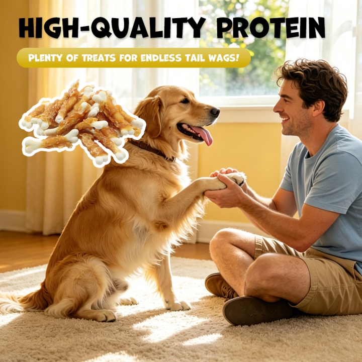 kostki dla psa z kurczakiem smaczki dla psa 500g Uniq Pets