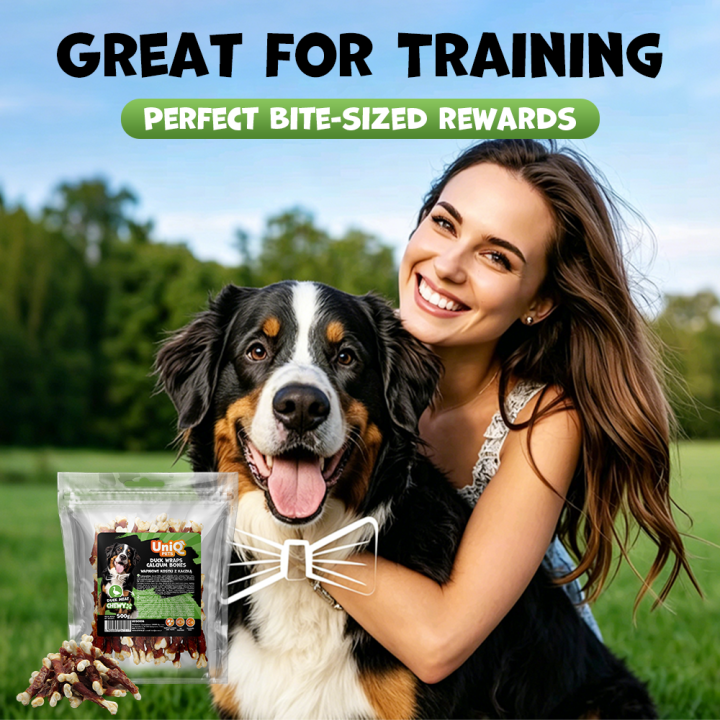 Kostki wapniowe z kaczka przysmaki dla psa 500g UNIQ PETS
