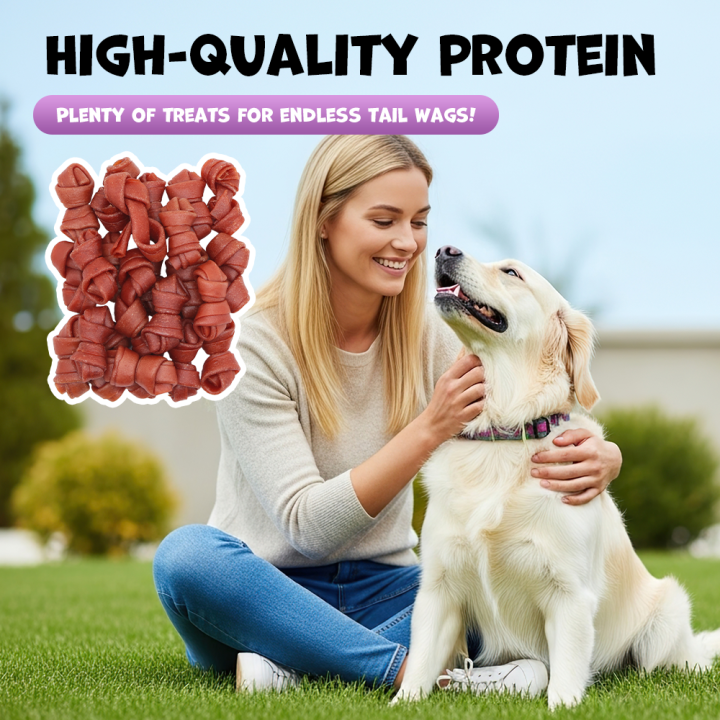 Smaczki dla psa kostki z jagnięciny 500g Uniq Pets