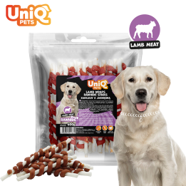 Przysmaki dla psa paleczki z jagnięciny 500g Uniq Pets