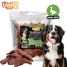 Smaczki dla psa kaczka z ryżem 500g Uniq Pets