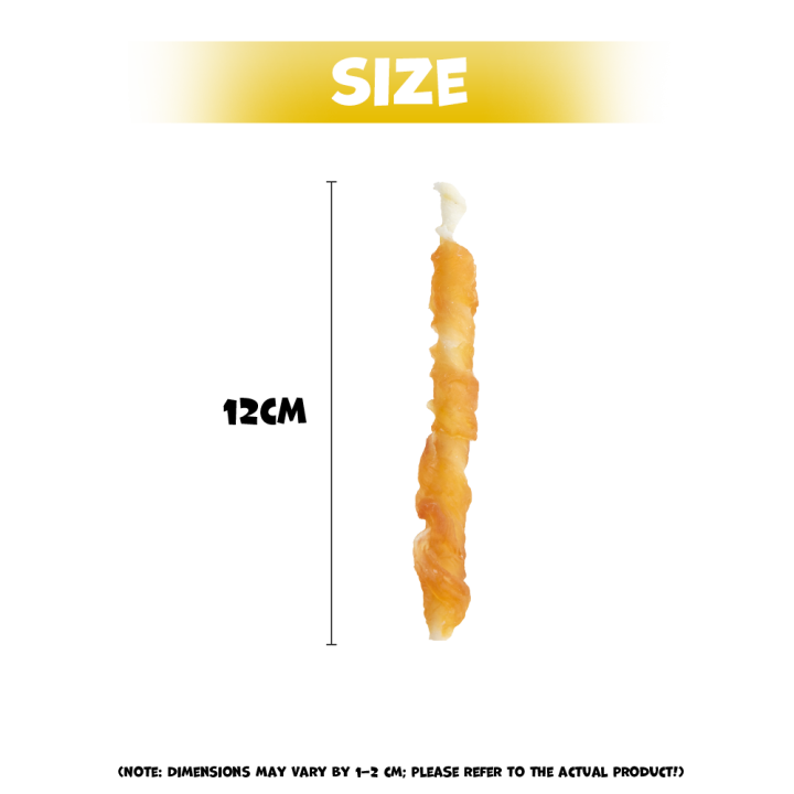 Pałeczki owinięte kurczakiem 500g UNIQ PETS