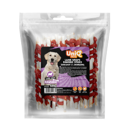 Przysmaki dla psa paleczki z jagnięciny 500g Uniq Pets