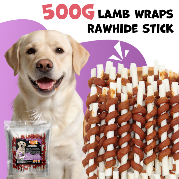 Przysmaki dla psa paleczki z jagnięciny 500g Uniq Pets