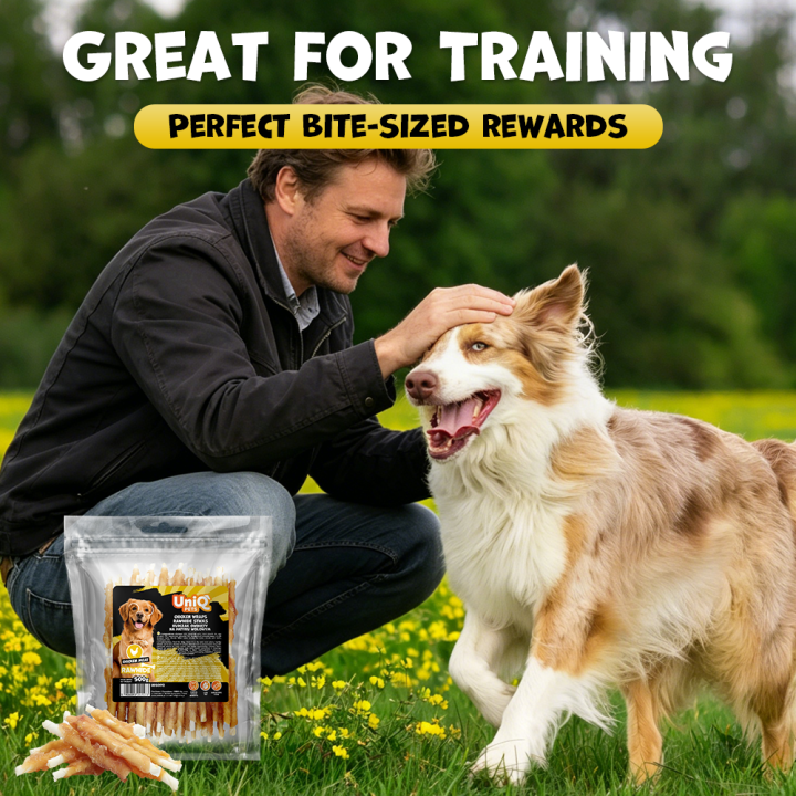 Pałeczki owinięte kurczakiem 500g UNIQ PETS