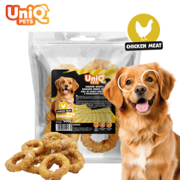 Przysmaki dla psa z kurczakiem donut przysmak dla psa 500g Uniq Pets