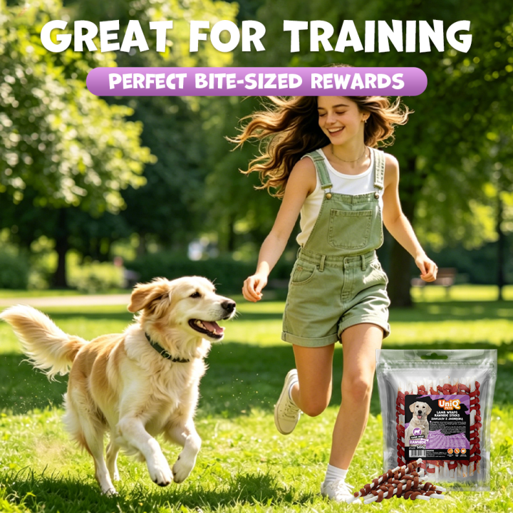 Przysmaki dla psa paleczki z jagnięciny 500g Uniq Pets