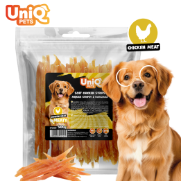 Paski z kurczaka miekkie 500g Uniq Pets