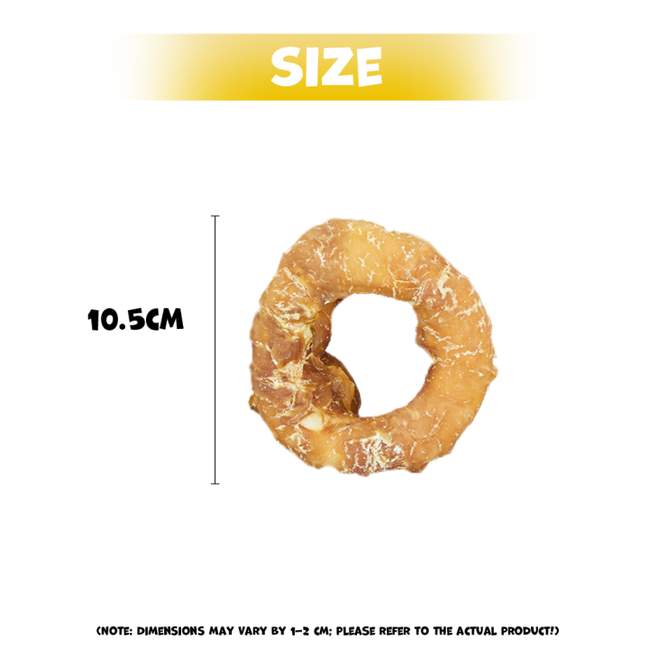 Przysmaki dla psa z kurczakiem donut przysmak dla psa 500g Uniq Pets