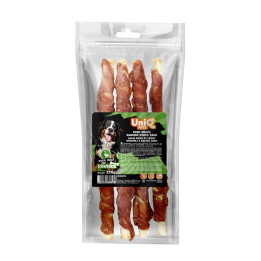 Pałeczki dla psa kaczka ze skórą wołową 320g Uniq Pets