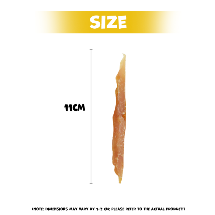Paski z kurczaka miekkie 500g Uniq Pets