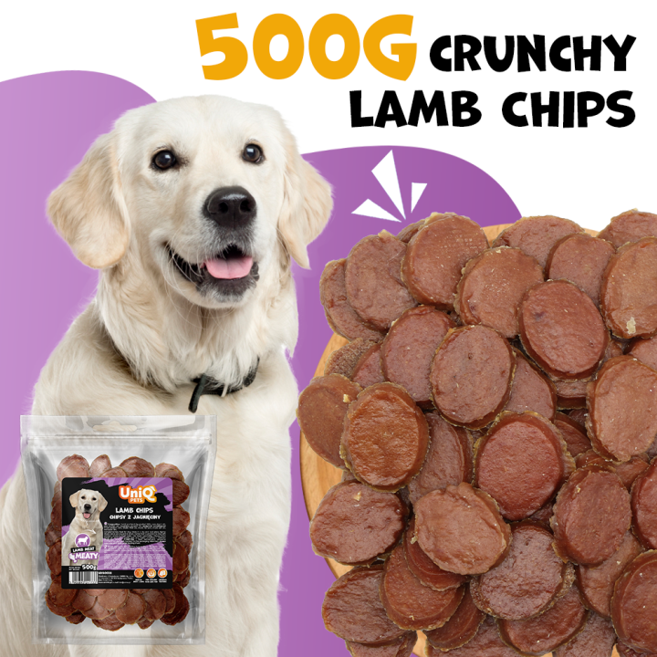 Smaczki dla psa z jagniecina 500g Uniq Pets