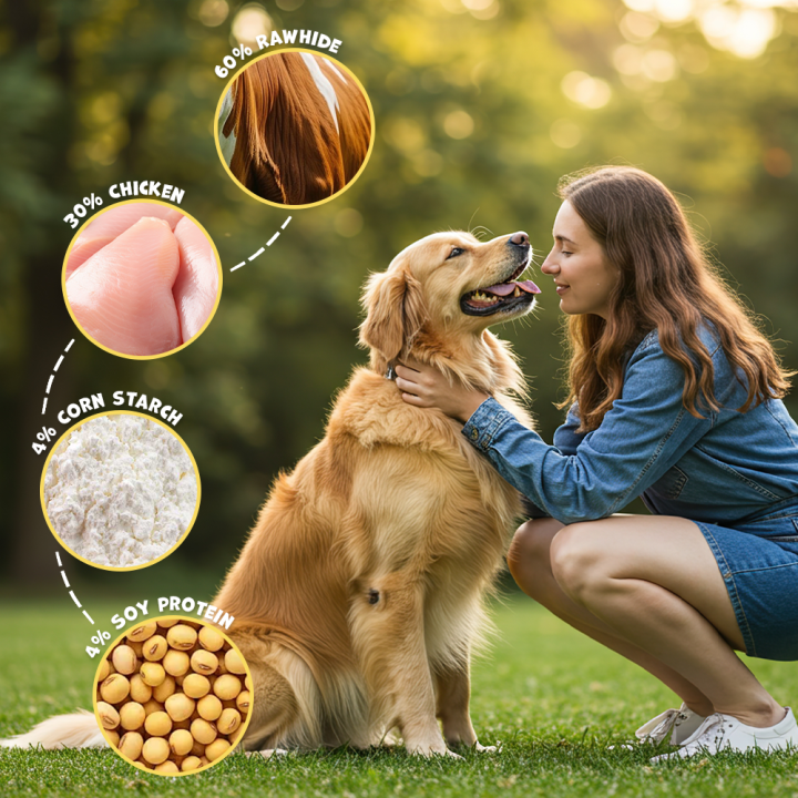 Przysmaki dla psa z kurczakiem donut przysmak dla psa 500g Uniq Pets