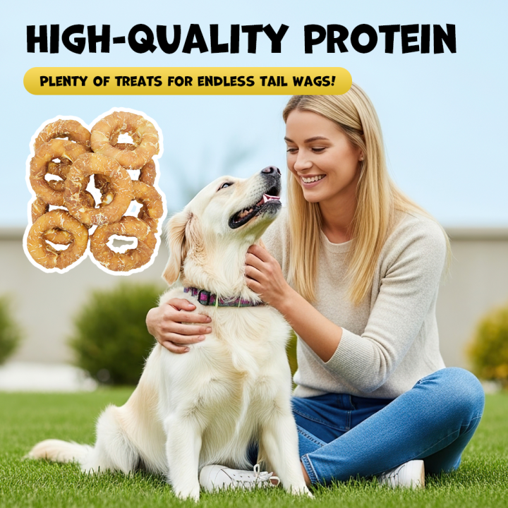 Przysmaki dla psa z kurczakiem donut przysmak dla psa 500g Uniq Pets