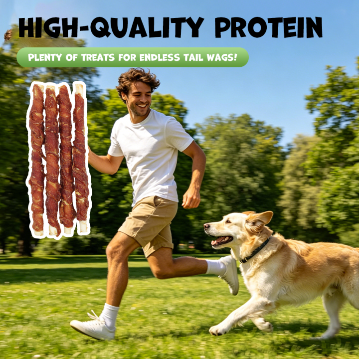 Pałeczki dla psa kaczka ze skórą wołową 320g Uniq Pets