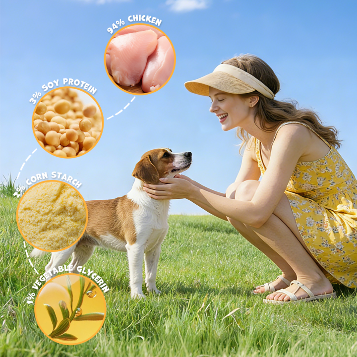 Paski z kurczaka miekkie 500g Uniq Pets