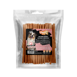 Przysmaki dla psa losos paluszki dla psa 500g Uniq Pets