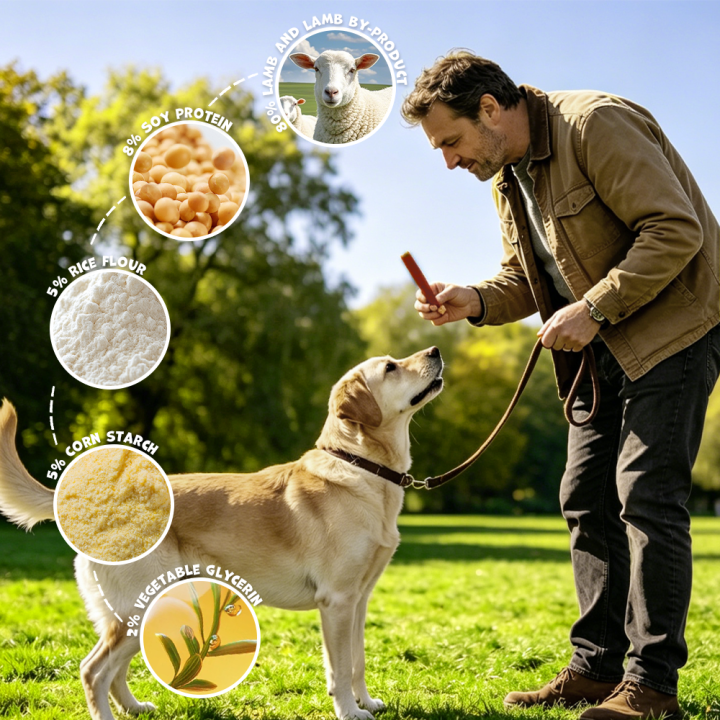 Miekkie paluszki dla psa z jagnięciny 500g Uniq Pets