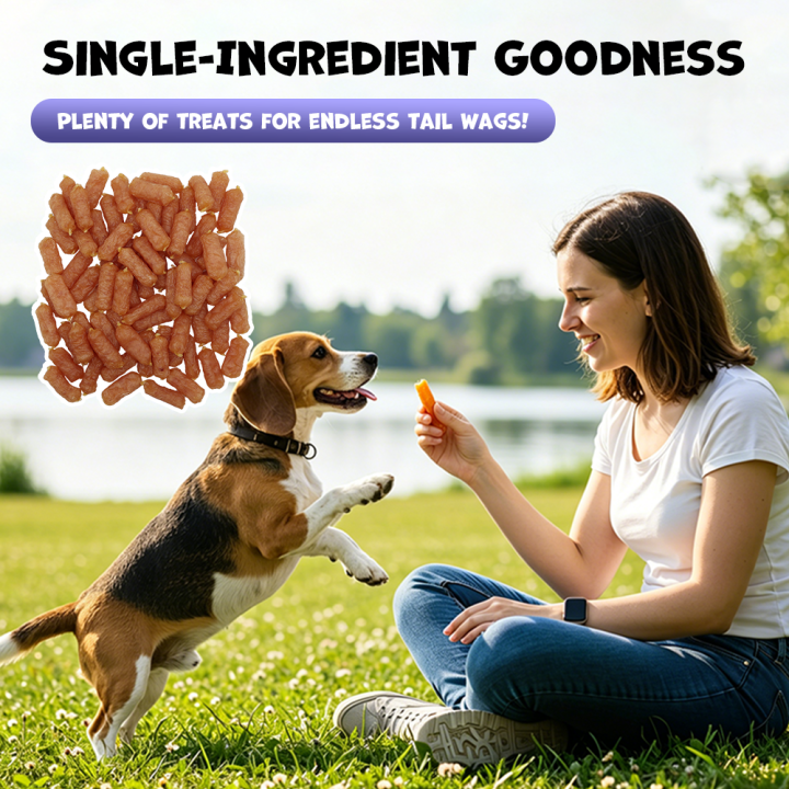 Przysmaki dla psa kiełbaski z królika 500g Uniq Pets