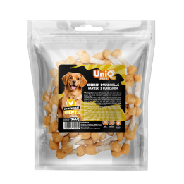 Przysmaki dla psa kostki z kurczakiem 500g Uniq Pets