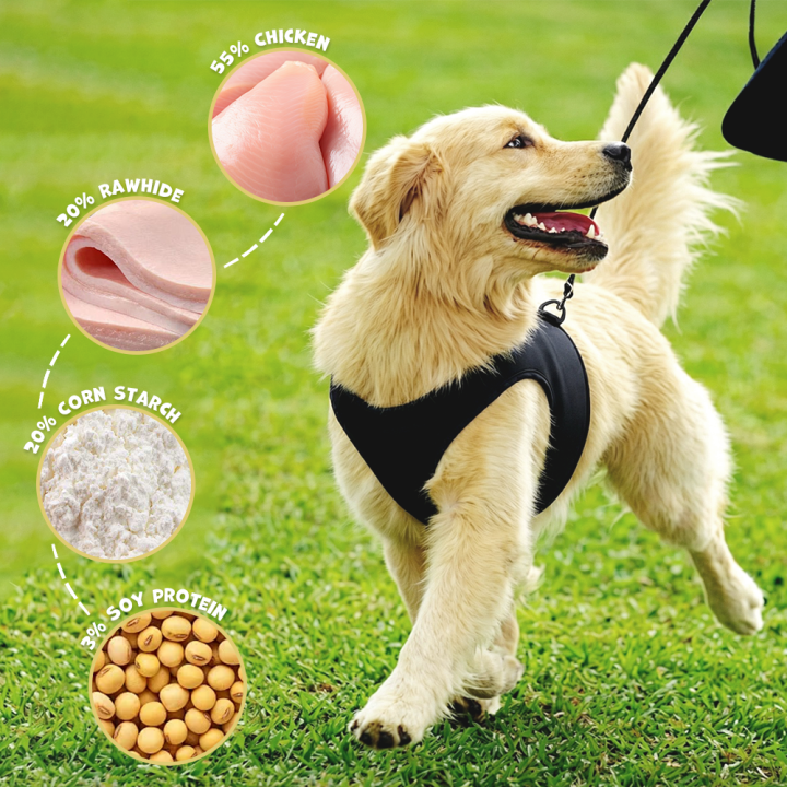Przysmaki dla psa kostki z kurczakiem 500g Uniq Pets