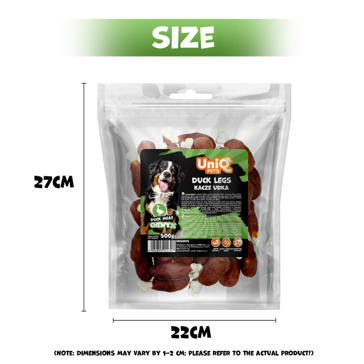 Udka z kaczki dla psa 500g Uniq Pets