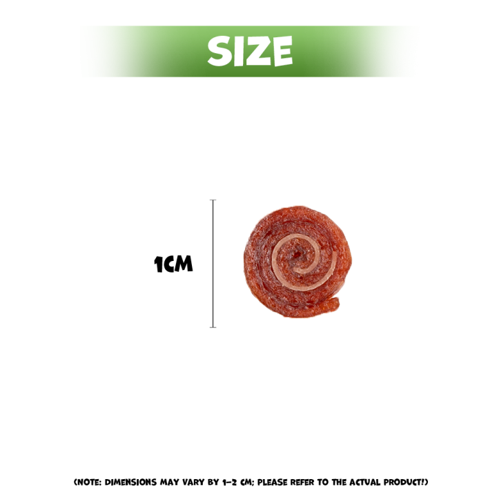 Smaczki treningowe dla psa z kaczki rollsy 500g