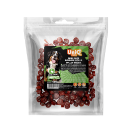 Smaczki treningowe dla psa z kaczki rollsy 500g