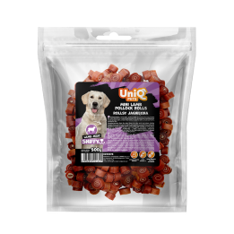 Smaczki dla psa naturalne z jagnięciny rollsy 500g Uniq Pets