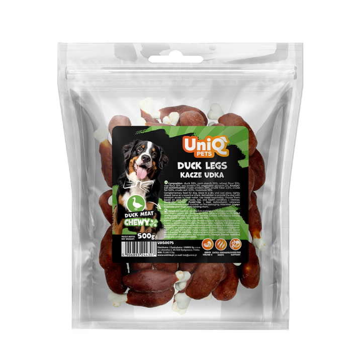 Udka z kaczki dla psa 500g Uniq Pets