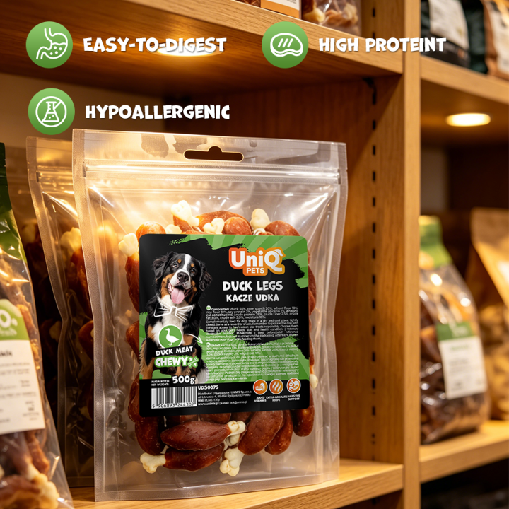 Udka z kaczki dla psa 500g Uniq Pets