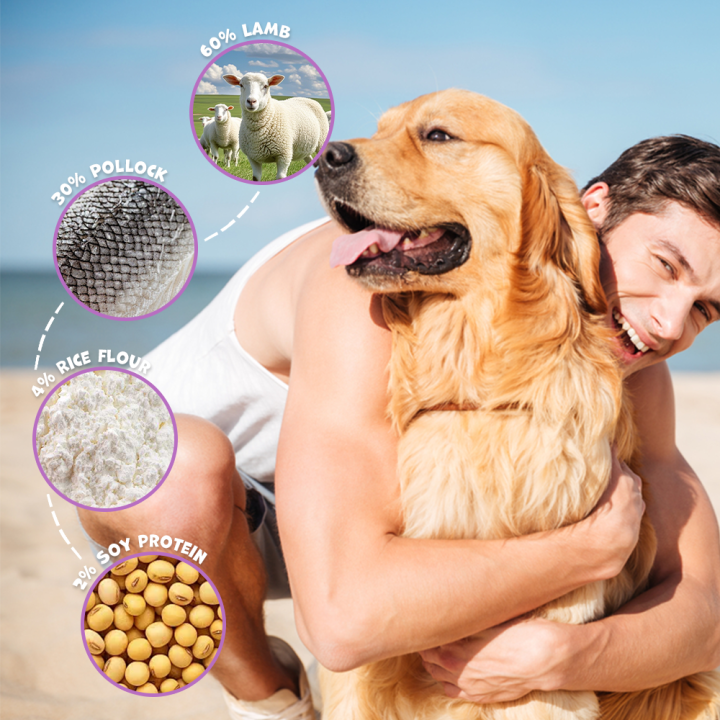 Smaczki dla psa naturalne z jagnięciny rollsy 500g Uniq Pets
