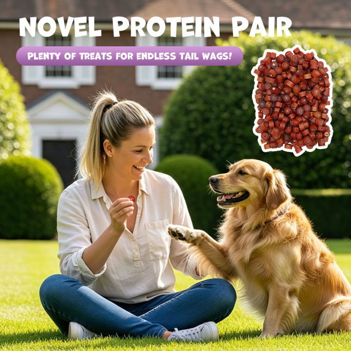 Smaczki dla psa naturalne z jagnięciny rollsy 500g Uniq Pets