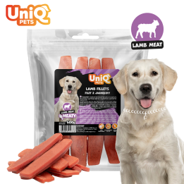 UNIQ PETS przysmak dla psa z jagnięciny miękki filet 500g