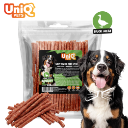 UNIQ PETS przysmaki dla psa paluszki z kaczką i ryżem 500g