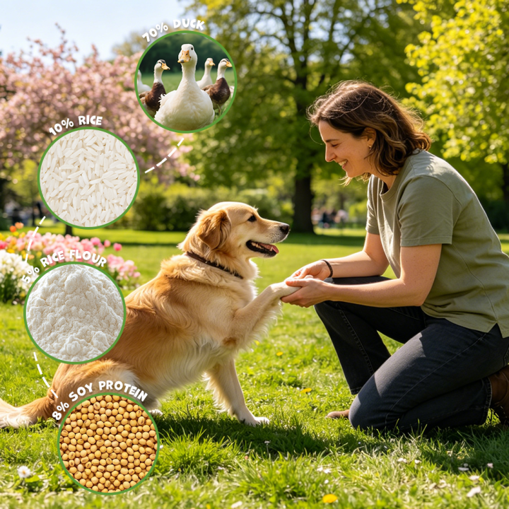 UNIQ PETS przysmaki dla psa paluszki z kaczką i ryżem 500g